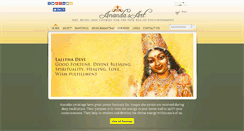 Desktop Screenshot of anandasart.com